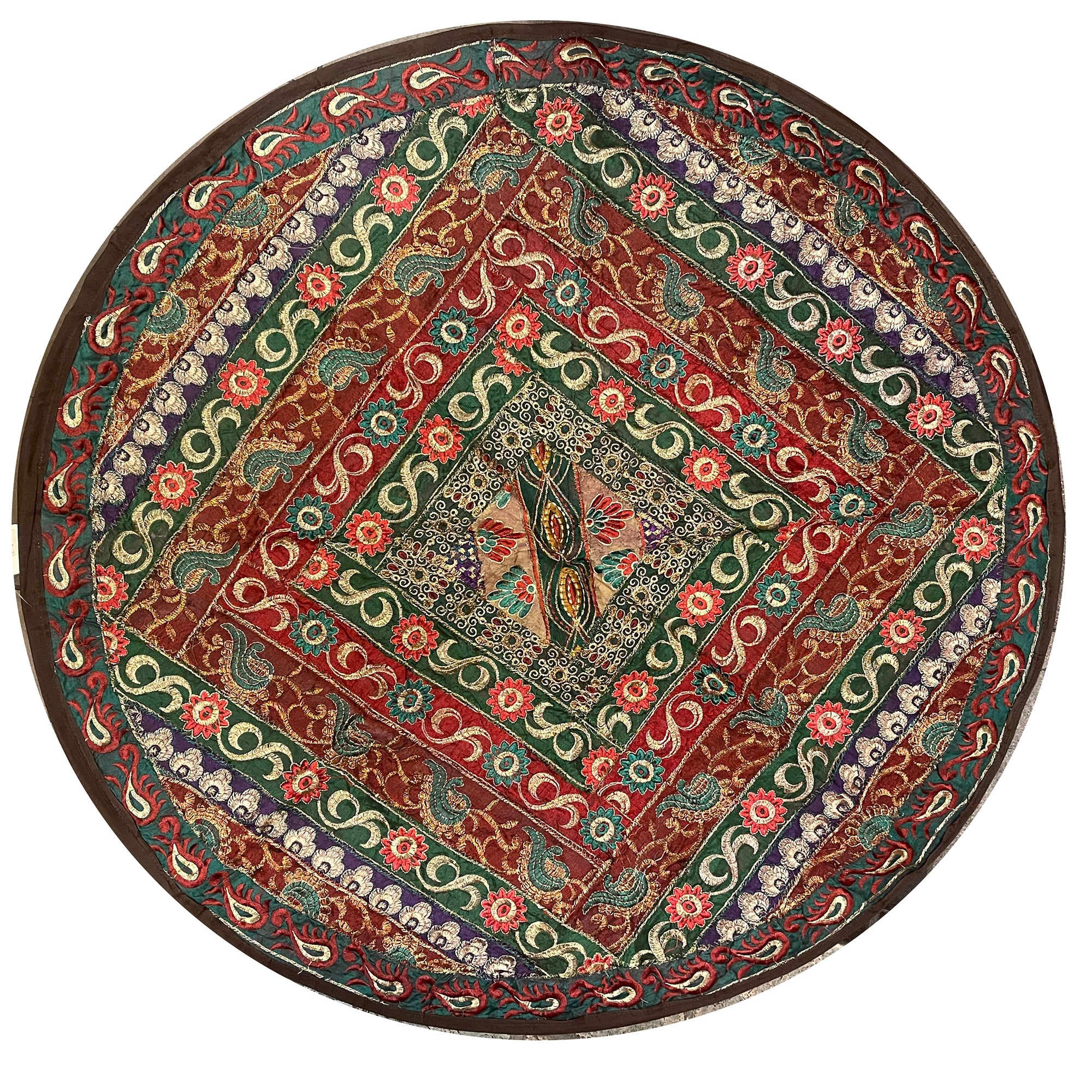 Round Wall Hanging/Table Decor  8993 - Vintage India NYC