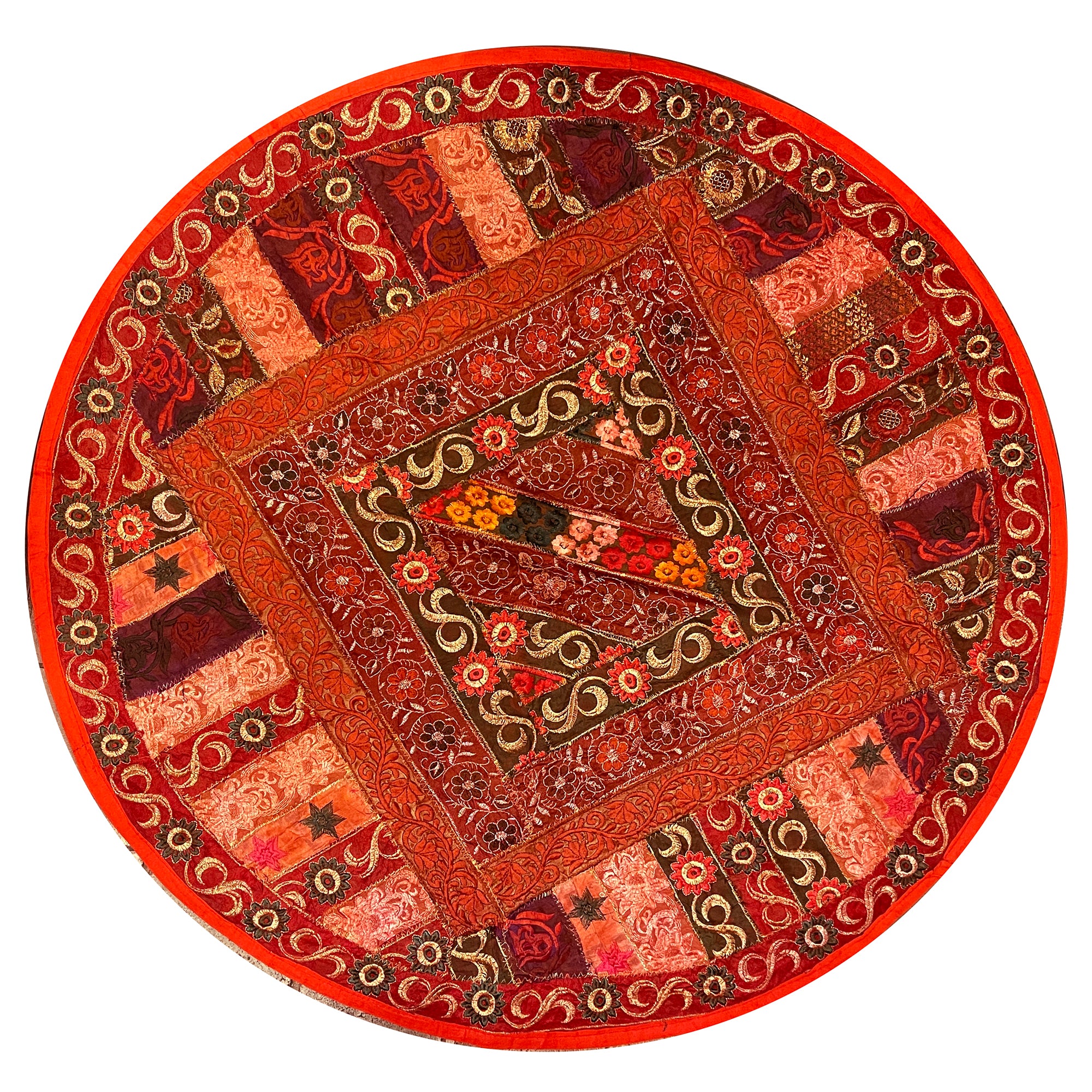 Round Wall Hanging/Table Decor  3163 - Vintage India NYC