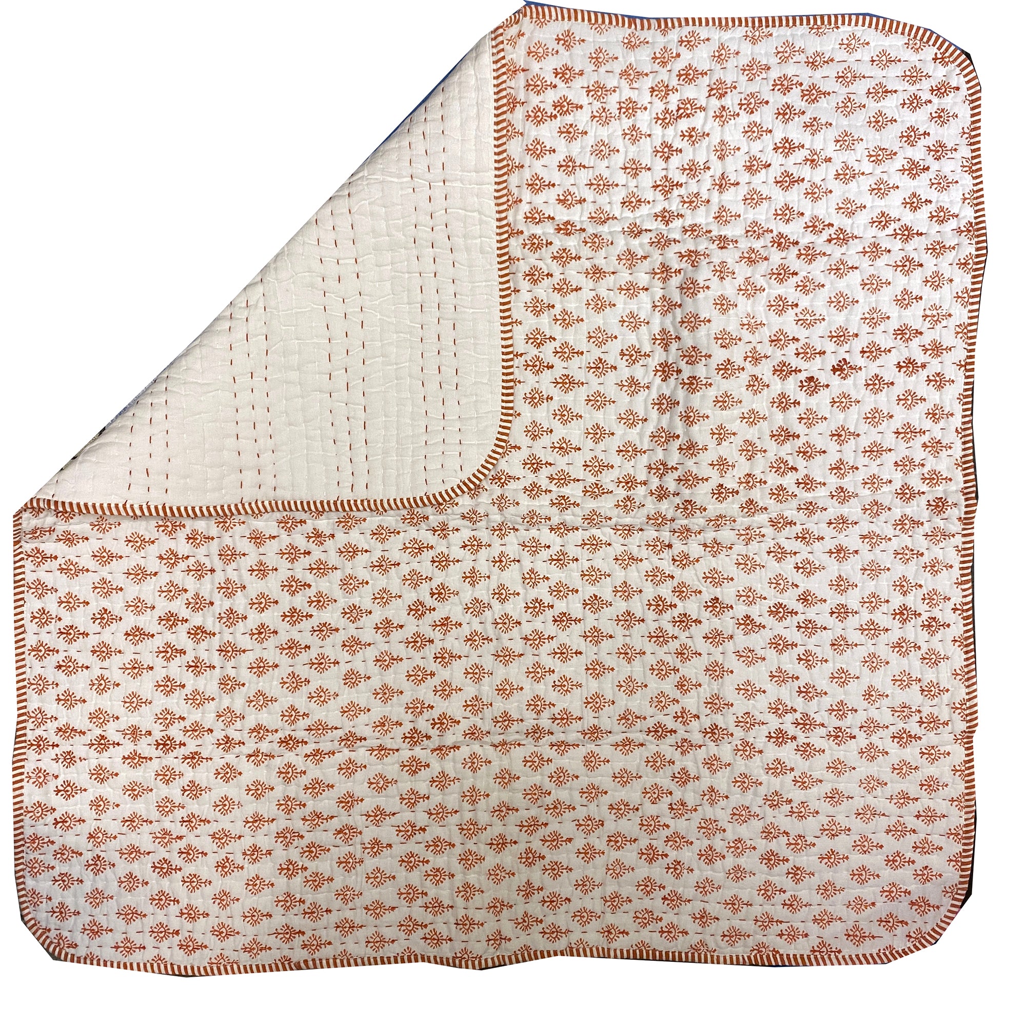 Blockprint Reversible Baby Blankets-3 Styles - Vintage India NYC