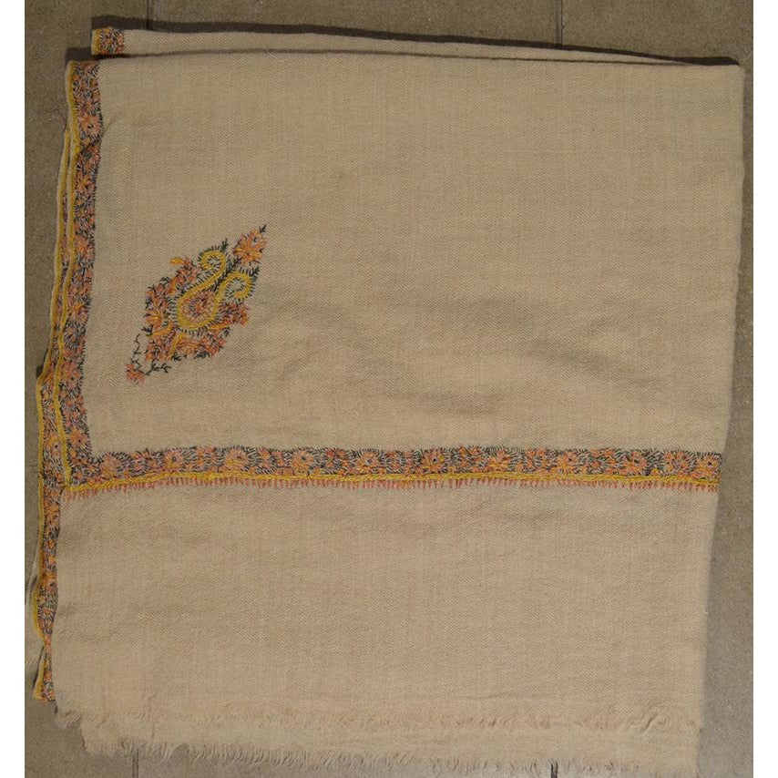 Handmade Vintage Kashmiri Shawl - Vintage India NYC