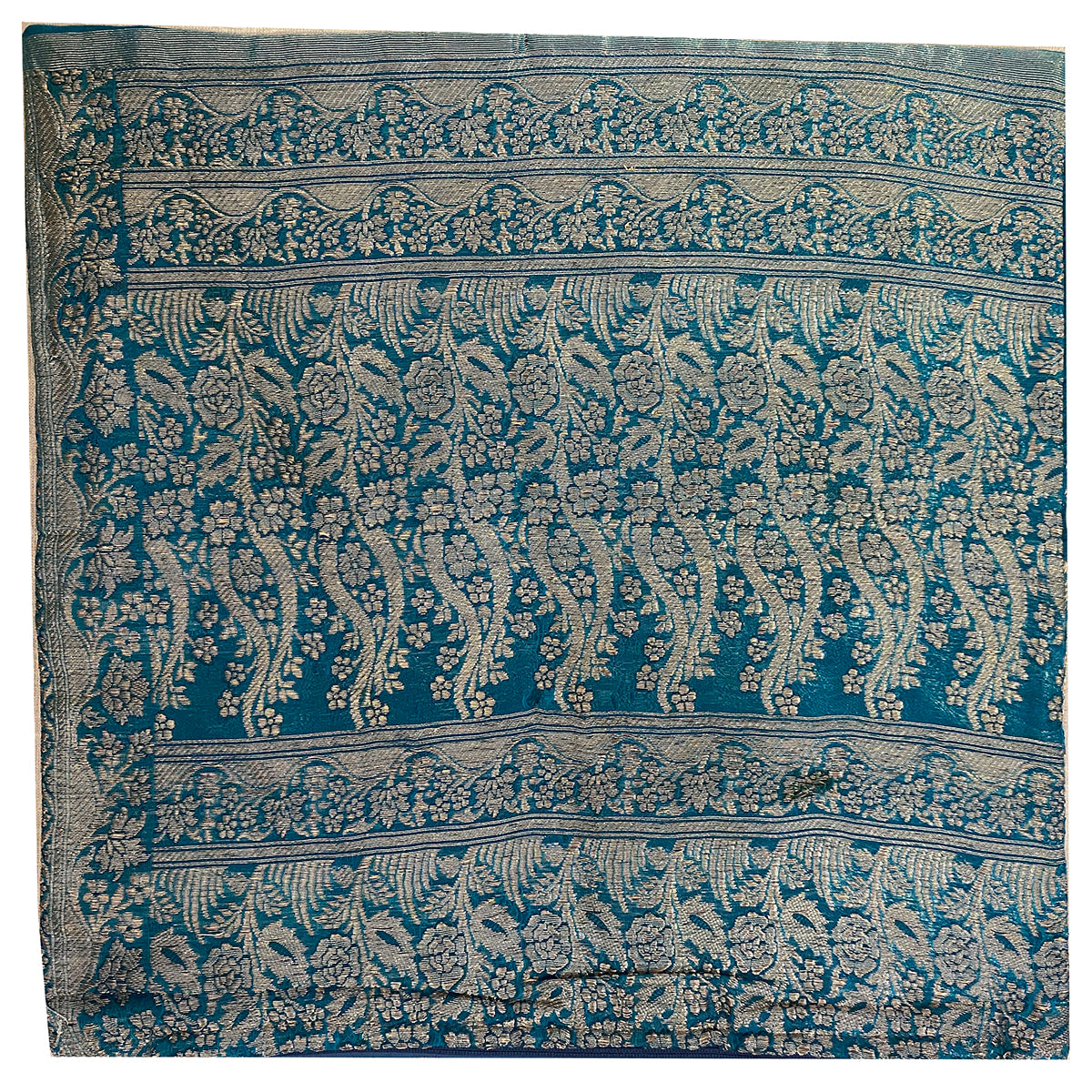Silk Pillow Covers-Blues - Vintage India NYC