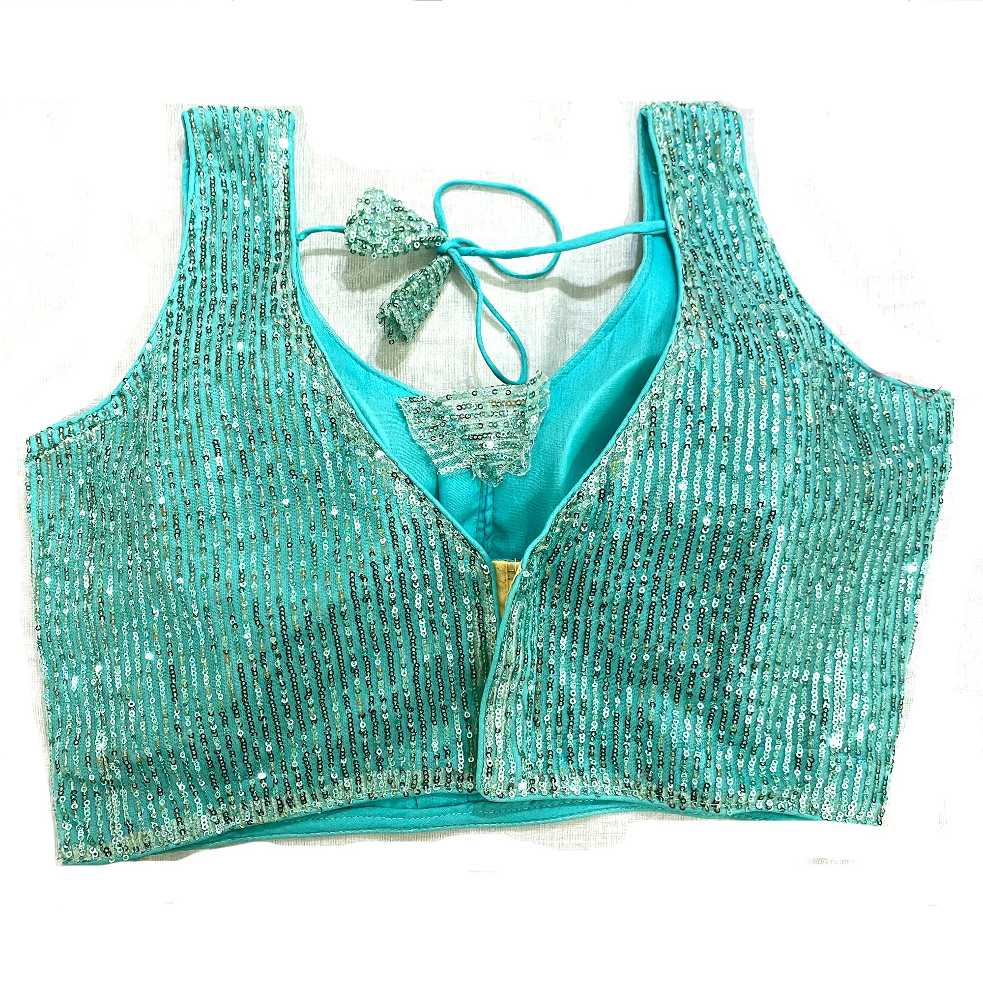 Sequin Choli Blouses-10 Colors - Vintage India NYC