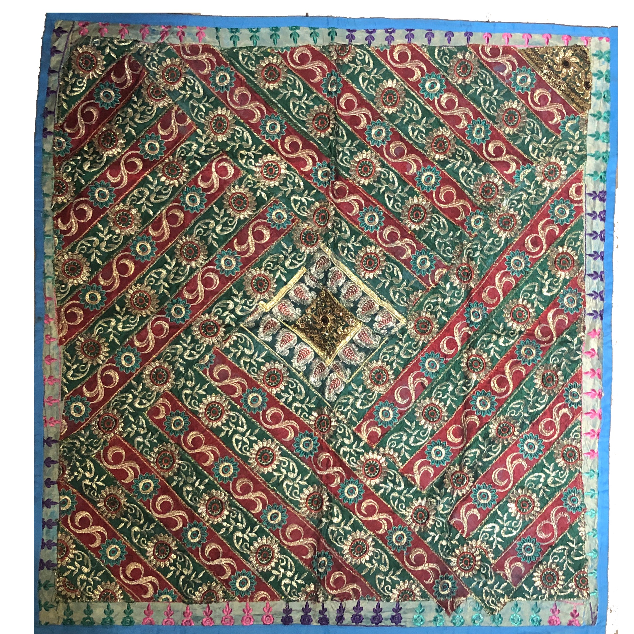 Wall hanging square 04 - Vintage India NYC