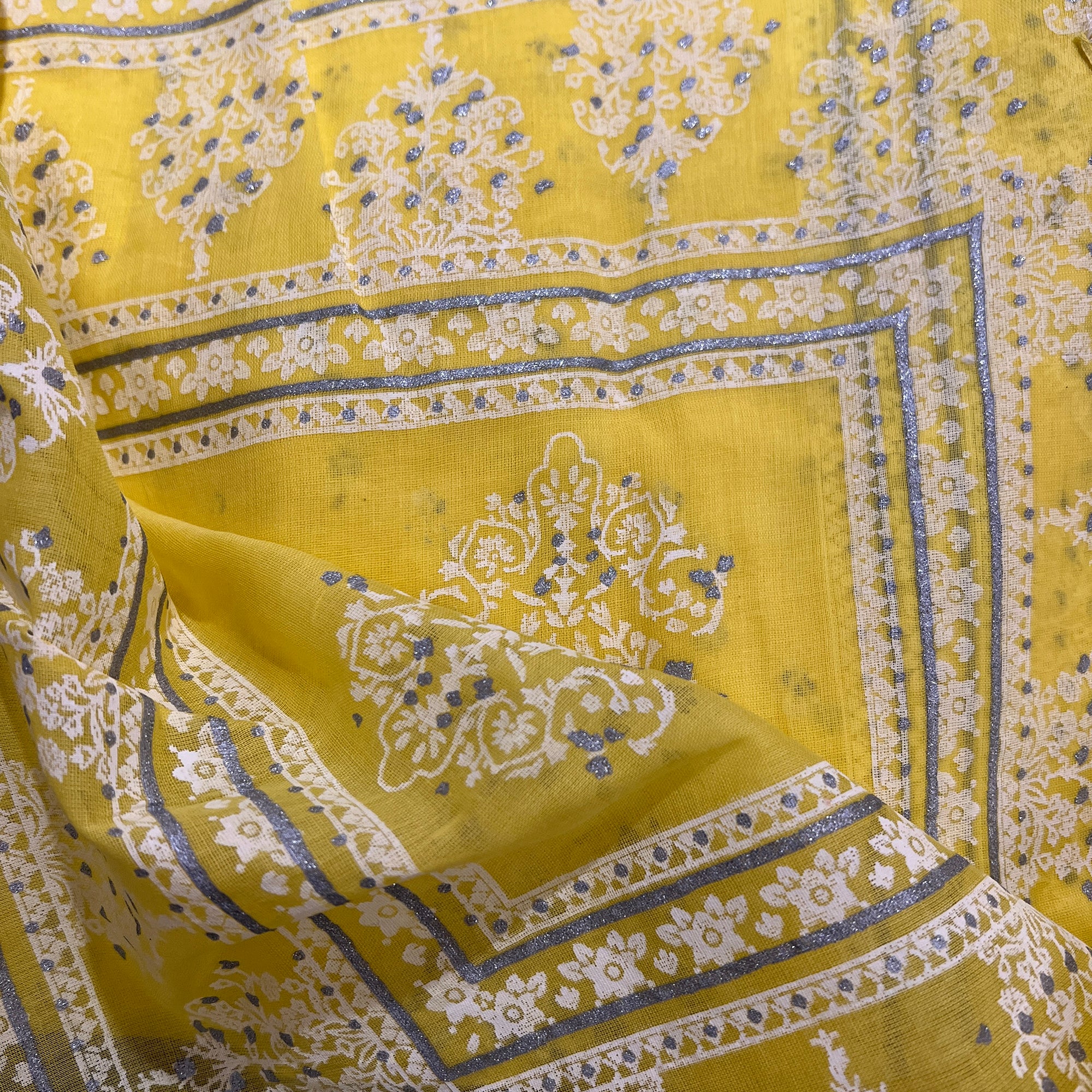 Yellow Kurta Set - Vintage India NYC