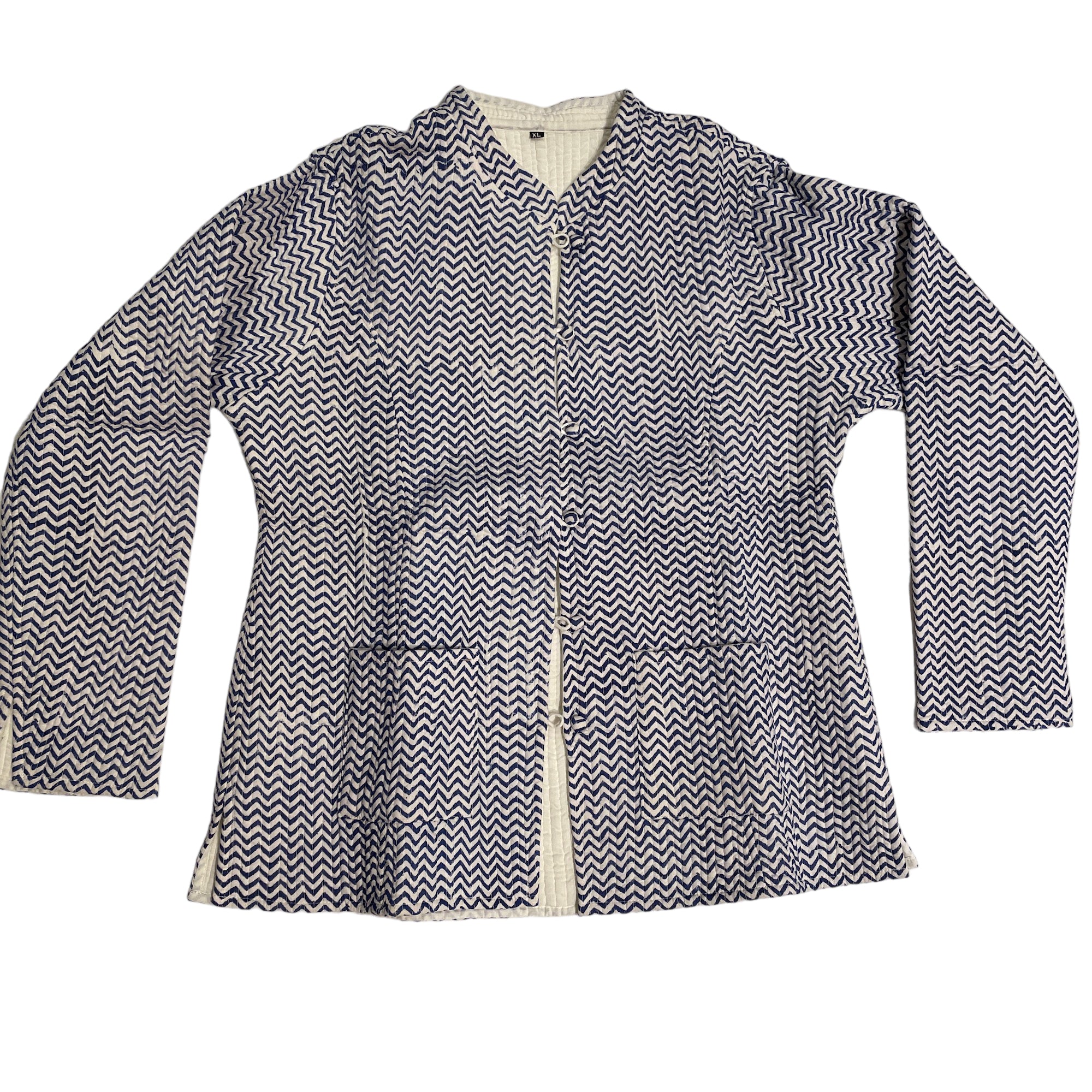 GR Short Quilted Coats-Medium-38 - Vintage India NYC